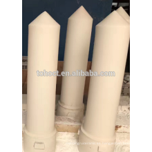 Pasadores de varillas de tubos de tubo de cerámica con extremo en forma de cono